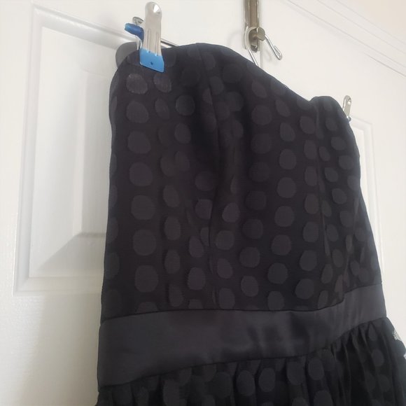 White House Black Market - Polka dot tulle strapless dress - Size 12 - Picture 9 of 16